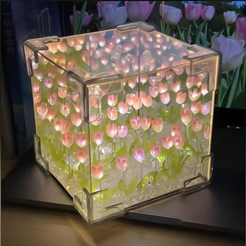 Cubo De Tulipa 3D + FRETE GRÁTIS