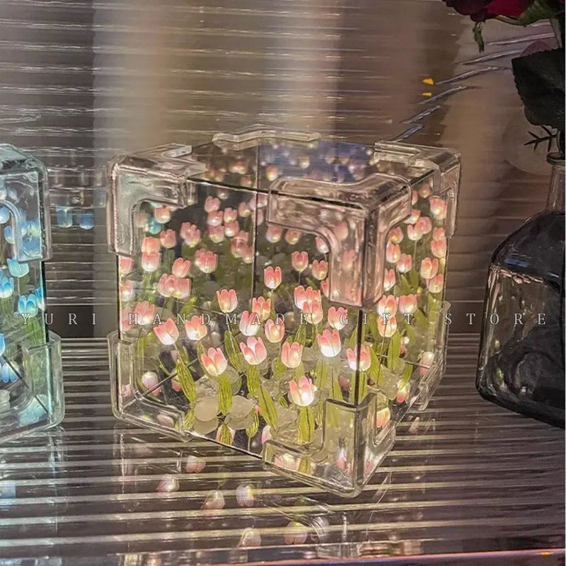 Cubo De Tulipa 3D + FRETE GRÁTIS